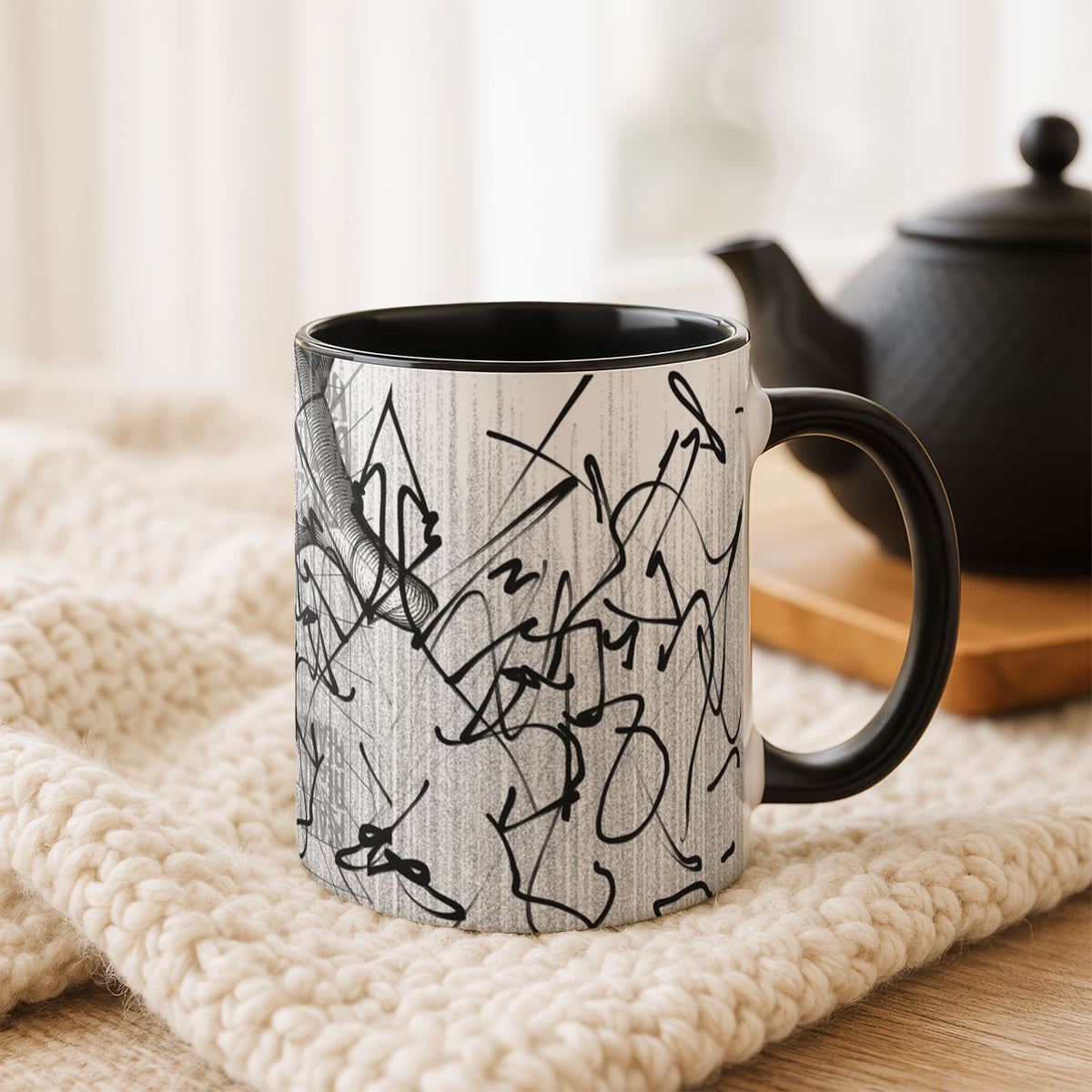 PP-MUG-11OZ-BLACK - Black Ceramic 11oz Mug Mockup