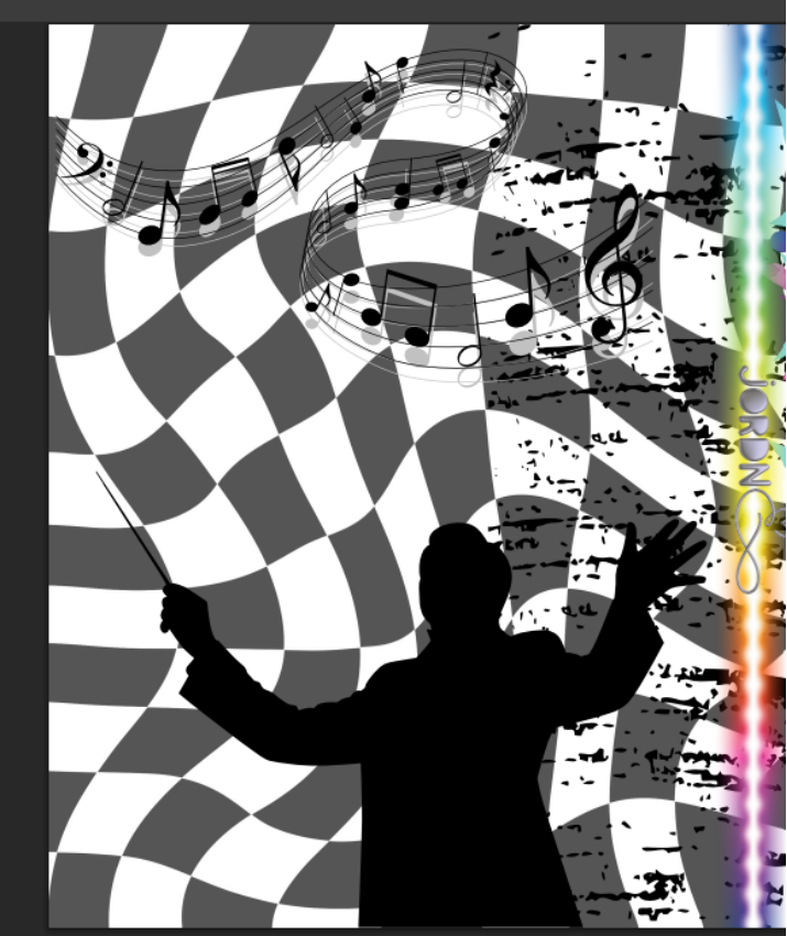Music Composition Notebook: Conductor & Neon Art Songwriting Journal | 150 Lined & Staff Pages | Large 8.5 x 11 Manuscript Paper for Musicians and Lyricists